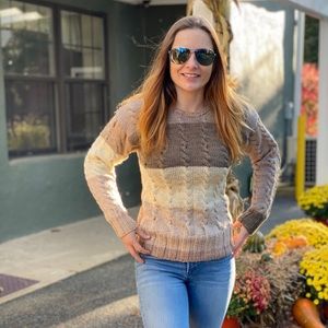 Hand knitted sweater